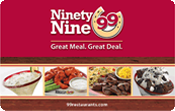 Ninety Nine Restaurants Cards